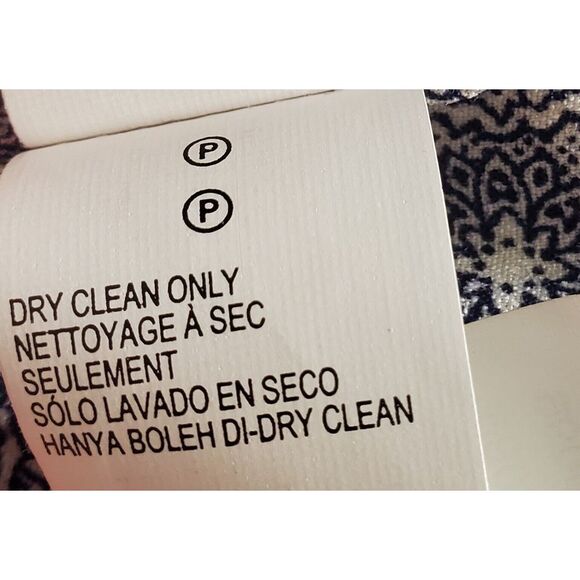 LUCKY BRAND Blazer Navy/Ivory Nubby Txtr Tweed Lined Button Close WOM MED Jacket - Picture 8 of 10